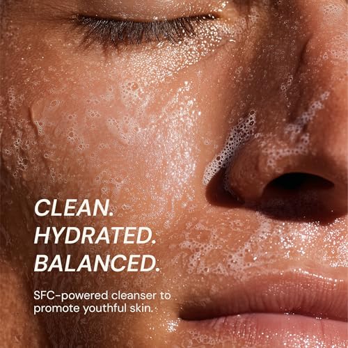Gentle Facial Cleanser with Hyaluronic Acid & SFC - Age-Defying Gel for Hydrated Skin