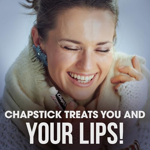 ChapStick Bulk Lip Balm, Candy Cane, 36-Count (12 Packs of 3) ? Fresh & Minty Lip Moisturizer, Stocking Stuffer, 0.15 Oz Ea