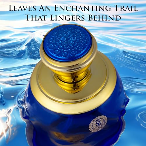 NovoGlow Verse Deep Blue Women's Perfume 3.4oz Floral Fruity Woody - Rose Jasmine Apple