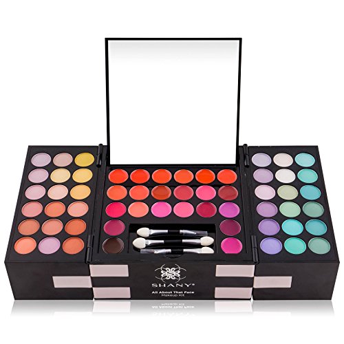 All About That Face Makeup Kit - Beginner Cosmetic Set with Eyeshadows & Lip Colors - Variation of THIS listing