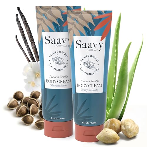 Deeply Hydrating Body Cream with Shea Butter - Tahitian Vanilla, 8.5 Fl Oz, Pack of 2