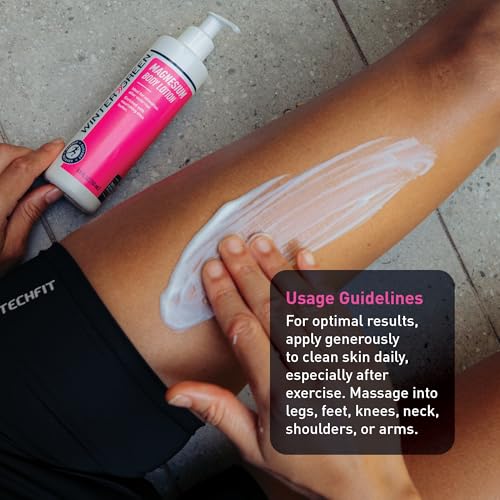 Wintergreen Magnesium Body Lotion, 8.5oz ? Arnica, Menthol for Muscle Recovery, Soothing and Hydrating Formula for Sore Muscles, Fast-Absorbing Relief