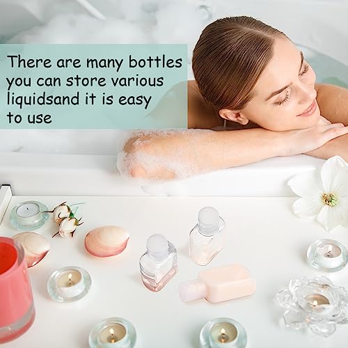 150 Pcs Travel Refillable Clear Plastic Bottles 30ml for Camping & Business Trips - Variation of THIS listing