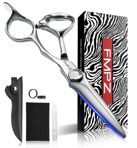 5.5'' Professional Hair Cutting Scissors with Japanese SUS440C Steel - Ergonomic Barber Shears for Salon & Home Use