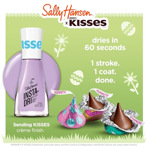 Sally Hansen Insta-Dri x - Sending Kisses?, 0.3 oz - Pack of 2