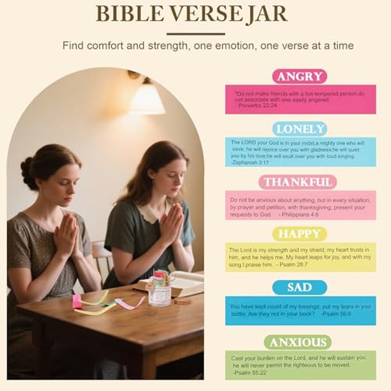 Christian Gifts for Women Men Faith Based Present Unique Inspirational Religious Gift Set for Mom Sister Aunt Birthday Baptism Christmas Gift with Bible Verse Jar Scented Candle Keychain