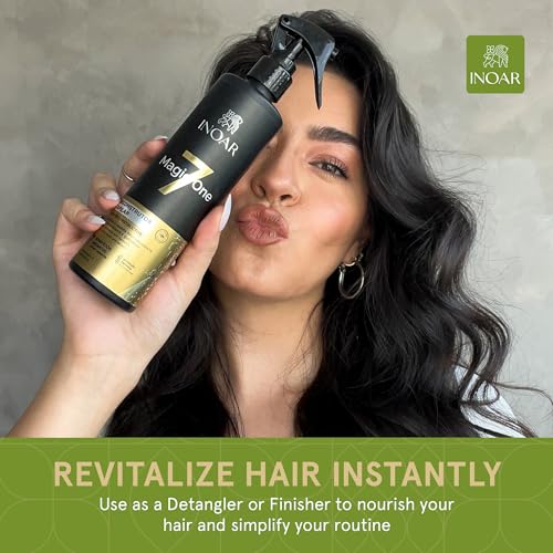 INOAR Magic One 7 Hair Reconstruction Treatment with Amino Acids & Repairing Actives for Strengthening & Revitalization, 10.14 fl.oz