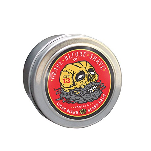 Cigar Vanilla Scent Beard Balm - 2 oz. Pack of 2, Tames & Conditions Beards