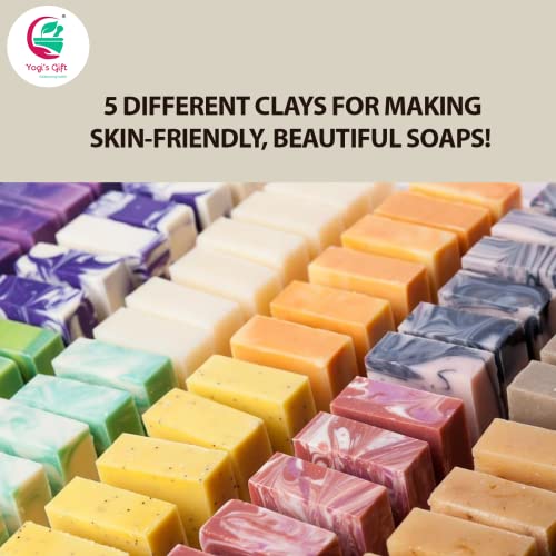 YOGI¡¯S GIFT ? Celebrating health Multi Pack | Pack of 5 Clays + Pack of 5 Natural Clays for bundle..