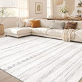 Nakagishi Boho Gray 8x10 Area Rug - Machine Washable, Non-Slip Living Room Carpet