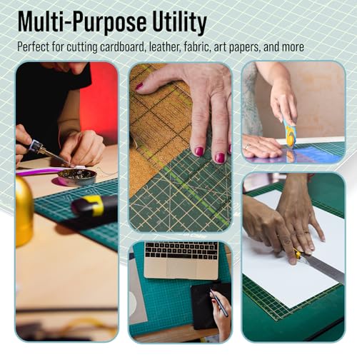 42-Inch x 30-Inch Self-Healing Craft Cutting Mat - Reversible Non-Slip Grid Surface