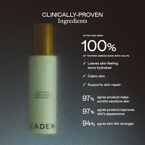 EADEM Mami-Wata Ultra Calming Rescue Mist, Face Mist Hydrating Spray, Hydrating Facial Spray, Barrier Repair Serum, Skin Barrier Serum, Makeup Refresher, 100 ml