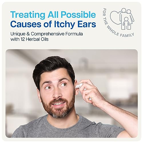 Ear Wax Removal Spray 1.69 Fl Oz - Itchy Ear Relief & Clogged Ear Treatment
