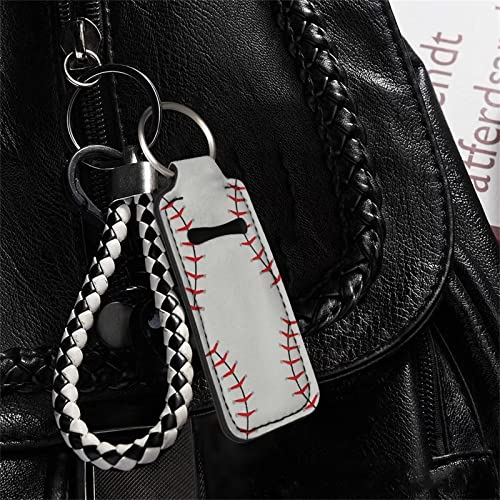Chapsticks Holder for Women Girl, Portable Lip Balm Gloss Holder Lippy Clip Chapstick Keychain
