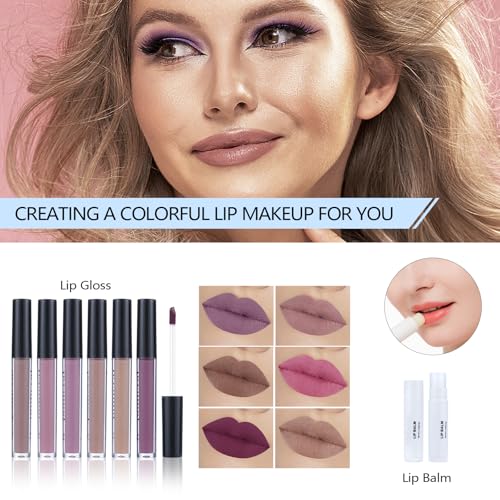 Makeup Kits For Girls Teens, Makeup Gift Set For Women with Eyeshadow Palettes, Brushes, Lip Gloss, Travel Make up Starter Kit For Beginners (C01612)