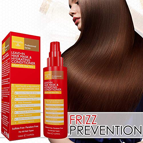 Arvazallia Argan Oil Deep Conditioner & Leave-In Treatment for Dry Hair