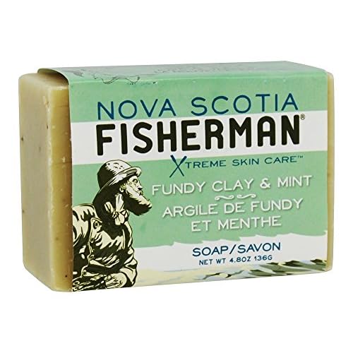NOVA SCOTIA FISHERMAN Fundy Clay And Mint Soap, 136 GR