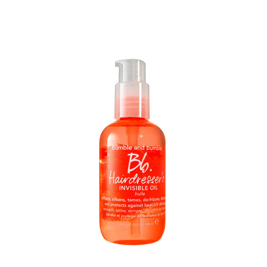 Bumble and bumble. Hairdresser's Invisible Oil Frizz-Reducing Hair Oil | Heat Protection, Frizz Control + Shine | Curly, Wavy, Straight | With Argan, Coconut, + Grapeseed Oil, 3.4 Fl Oz