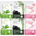 36 Pack Hydrating Face Mask Set with Centella Asiatica - Soothing & Moisturizing