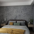 Large Blue Grey Concrete Peel and Stick Wallpaper - 24 x 59.1 Inches Variation of Grey Blue