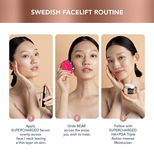 FOREO SUPERCHARGED Serum 2.0 ? Conductive Skincare Gel ? Hyaluronic Acid & Squalane ? Vegan ? Clean Formula ? 1 fl.oz