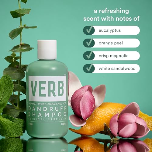 Verb Dandruff Shampoo with 3% Salicylic Acid and Eucalyptus - Magnolia + Eucalyptus Variant