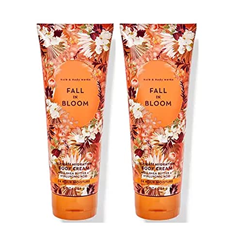 Bath & Body Works Fall In Bloom Hydrating Body Cream 8 Oz 2 Pack for Women