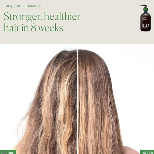Hydrating Vegan Shampoo for All Hair Types - Supports Hair Growth & Scalp Health - Thick & Nourishing 8.45 fl oz