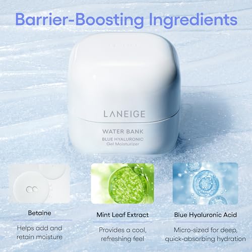 LANEIGE Water Bank Blue Hyaluronic Gel Moisturizer Mini 1.6 oz Refill