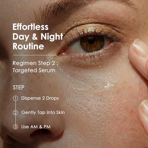 BIOCHEM Cyclopeptide-5 Anti-Aging Eye Contour Ampoule ? Firming & Hydrating Serum with Hyaluronic Acid, Under-Eye Treatment, Reduces Bags, Fine Lines & Crow¡¯s Feet ? 1.01 fl. oz / 30 mL