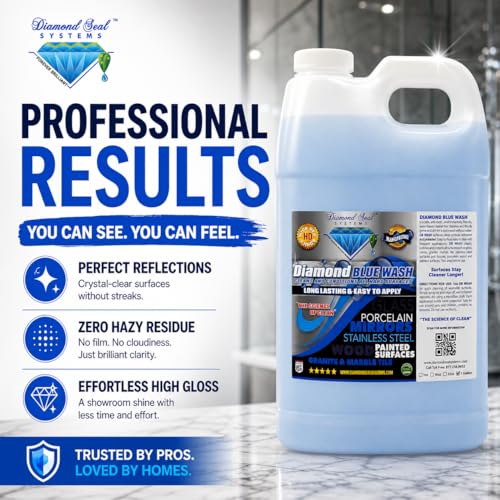 Nano-Tech Multi-Surface Glass & Surface Cleaner Spray 128 Oz - USA Made