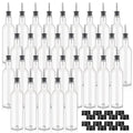 32 Pack 25 oz Syrup Bottles with Pourer & Cap - RimCereal