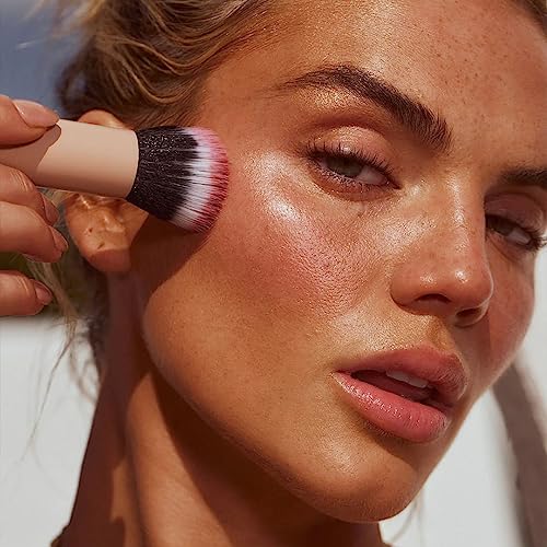 Makeup Blending Brush for Foundation, Blush & Bronzer - Vegan Synthetic Bristles