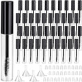 Black 40 Pcs 10ml Empty Mascara Tubes with Wand and Accessories