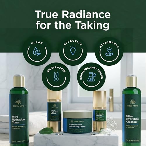 Tree of Life Ultra Hydration Skin Care Collection - 5 Piece Set - Ultimate Skin Care Set
