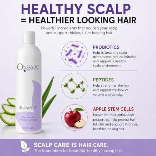 Organic Sulfate-Free Shampoo for Thicker Fuller Hair - 12oz - Variation of Shampoo
