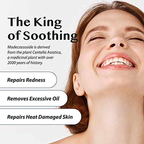 Madecassoside Cica Gel for Oily Sensitive Skin - Hydrating Soothing Gel 1.69 fl oz
