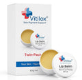 Re-Pigmentation Lip Balm Twin Pack for Vitiligo Treatment - Natural & Safe