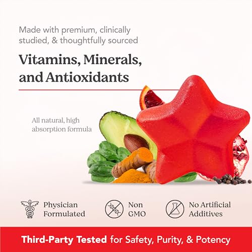 Hairtamin Gummy Stars Hair Vitamins with Biotin 60 Count - 1 Month Supply - Supports Hair Growth & Strength