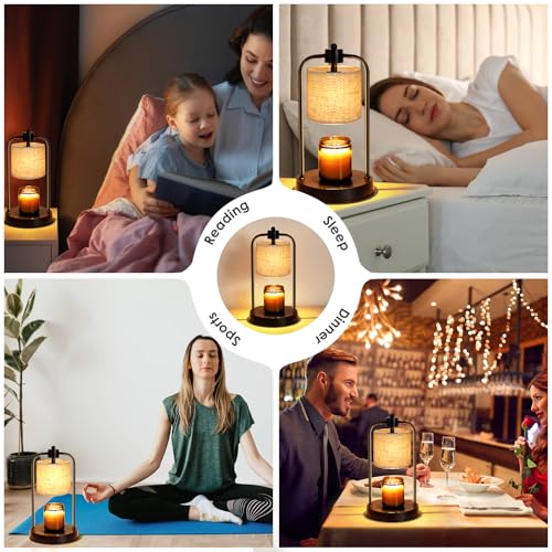 Electric Candle Warmer Lamp with Timer & Dimmable Light - Wax Melts & Jar Candles