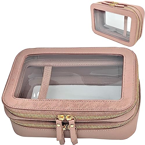JAZD Women's Clear Cosmetic Bag