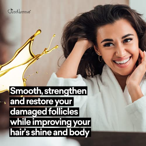 Just Nutritive Hair Loss Shampoo for Thinning Hair with Natural Botanicals, Sulfate-Free, 16 oz