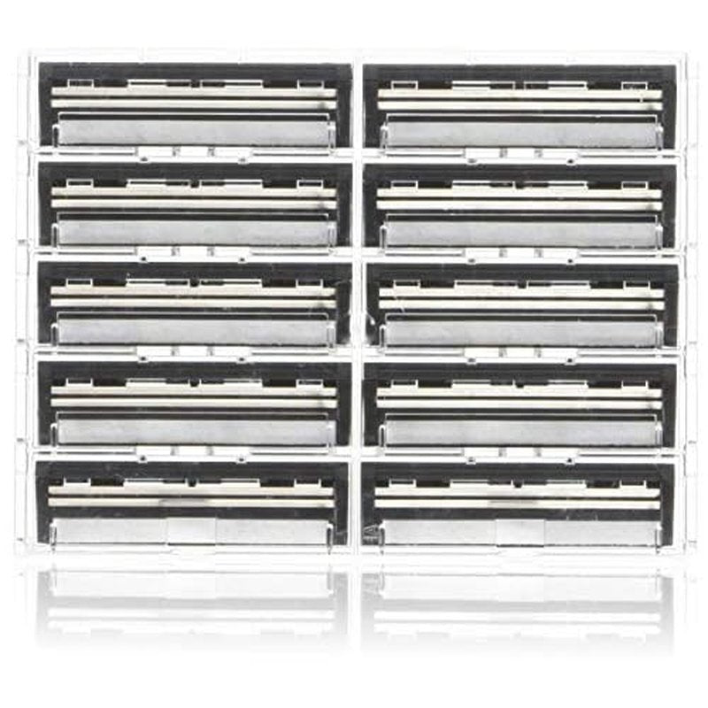 100 Personna Twin 2 ( TWIN II ) Razor blades - Compatible with GIllette's Trac 2 Razor system