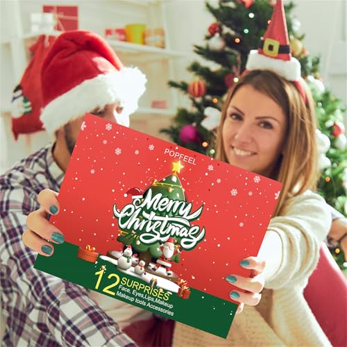 Makeup Advent Calendar 2026, New Year Gifts for Teenage Girls Women All in One Makeup Kit Surprise Gift Valentines Day Countdown Calendar Gifts with Eyeshadow Palette Lipstick Foundation Eyebrow