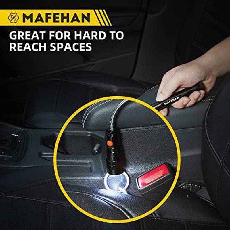 LED Magnetic Pickup Tool for Men ? Cool Gadgets with Telescoping Neck, Unique Gifts for Dad, Husband, Grandpa, Boyfriend ? Birthday, Christmas, Stocking Stuffers, White Elephant Gifts