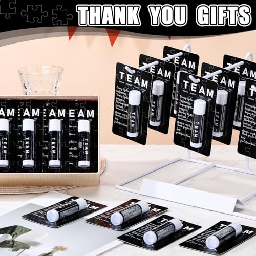 Team Black Lip Balm Bulk Pack - Employee & Teacher Appreciation Gifts