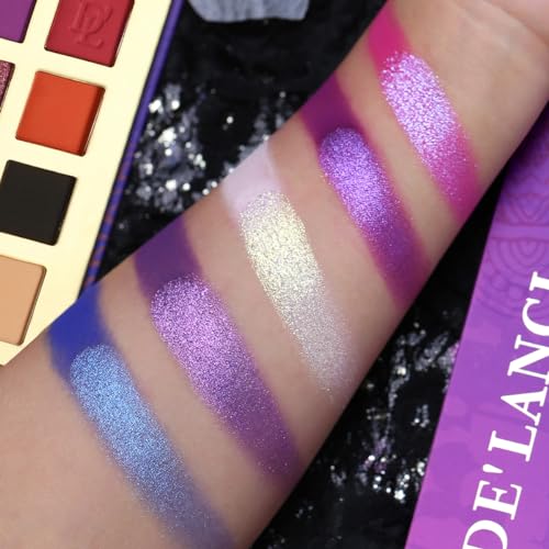 ecofavor DE¡¯LANCI Professional Eyeshadow Makeup Platte,62 Colors Big Colorful Matte Glitter Long Lasting Highly Pigmented Waterproof Eye Shadow Contour Blush Powder Highlighter All in One