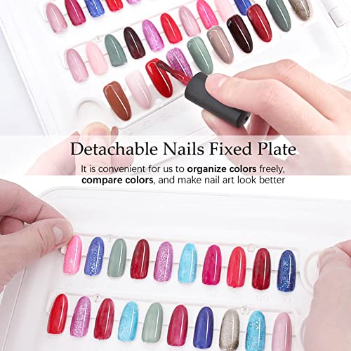 Nail Color Swatches Book C10 - 120 Nail Polish Display Sample