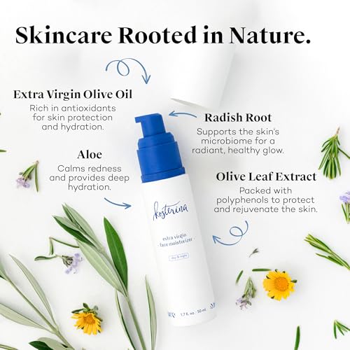 Hydrating Face Moisturizer with Olive Oil & Squalane - Natural, 1.7 oz
