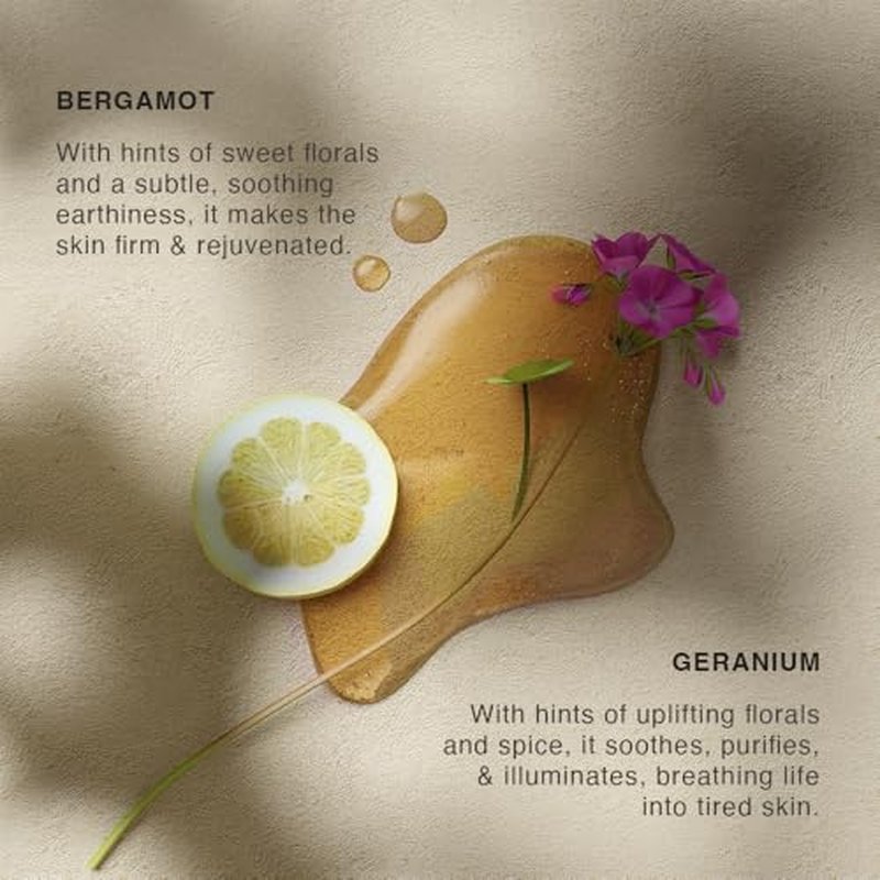 Bergamot Geranium Hand Cleanser | Gentle Exfoliating Hand Wash | Cleanses & Hydrates Skin | Made with Essential Oils | Cruelty, Vegan & Paraben Free | Sweet & Fresh Aroma | 500 ml